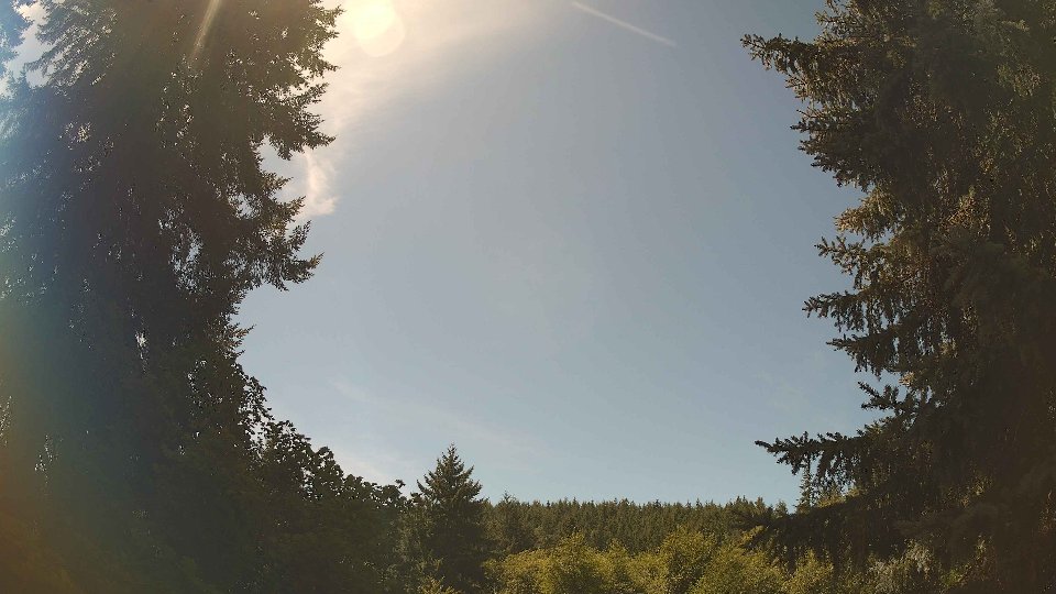 Pacific Northwest skyline timelapse frame from Aug 8th, 2026 at 1:15 PM