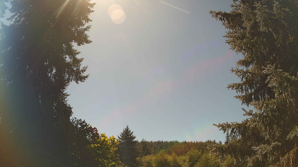 Pacific Northwest skyline timelapse frame from Aug 8th, 2026 at 1:45 PM
