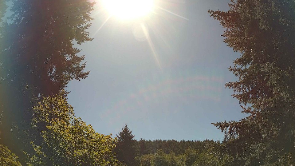 Pacific Northwest skyline timelapse frame from Aug 8th, 2026 at 2:45 PM