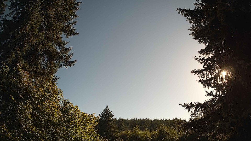 Pacific Northwest skyline timelapse frame from Aug 8th, 2026 at 6:00 PM