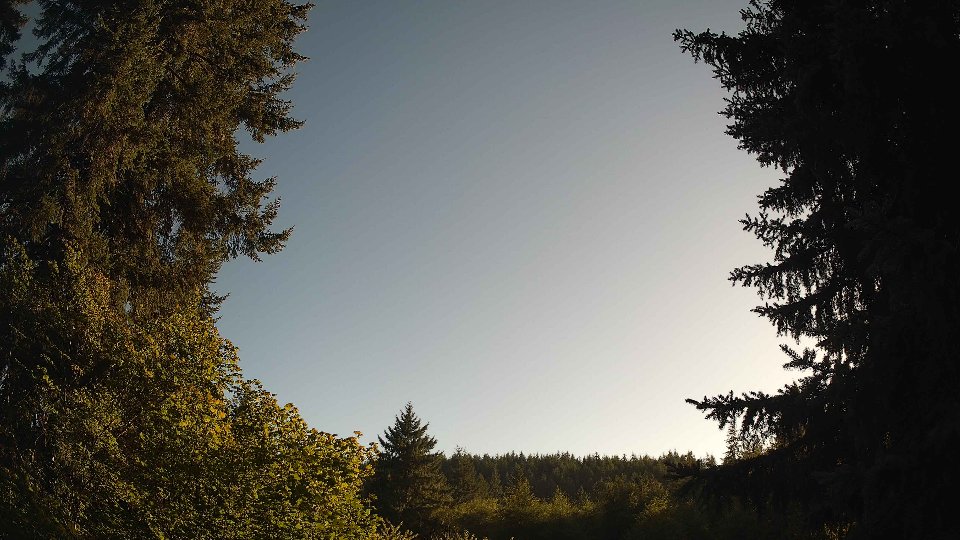 Pacific Northwest skyline timelapse frame from Aug 8th, 2026 at 6:45 PM