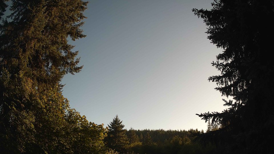 Pacific Northwest skyline timelapse frame from Aug 8th, 2026 at 7:00 PM