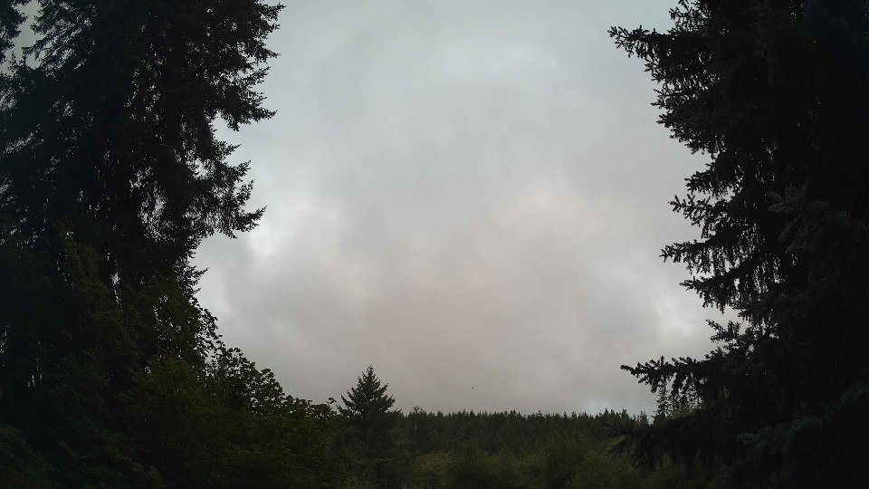 Pacific Northwest skyline timelapse frame from Aug 9th, 2026 at 6:15 AM