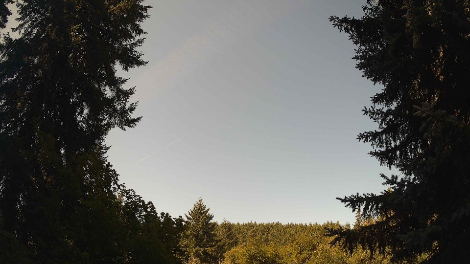 Pacific Northwest skyline timelapse frame from Aug 9th, 2026 at 10:45 AM