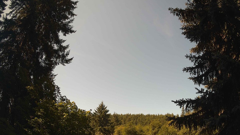 Pacific Northwest skyline timelapse frame from Aug 9th, 2026 at 11:30 AM