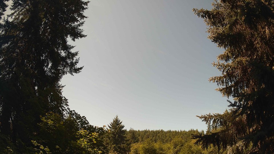 Pacific Northwest skyline timelapse frame from Aug 9th, 2026 at 11:45 AM
