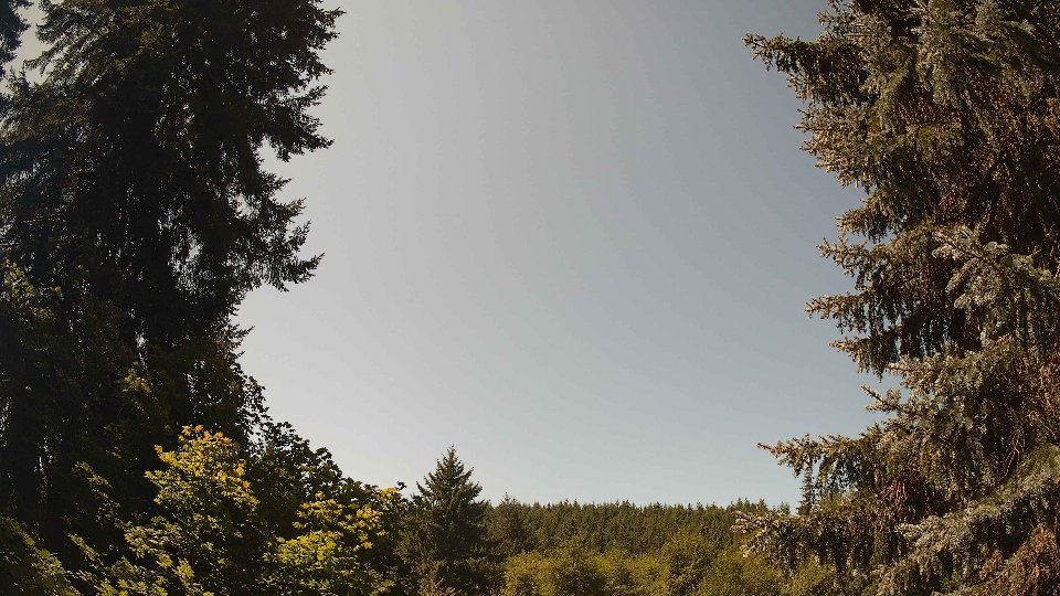 Pacific Northwest skyline timelapse frame from Aug 9th, 2026 at 12:15 PM