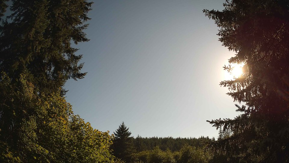 Pacific Northwest skyline timelapse frame from Aug 9th, 2026 at 5:30 PM