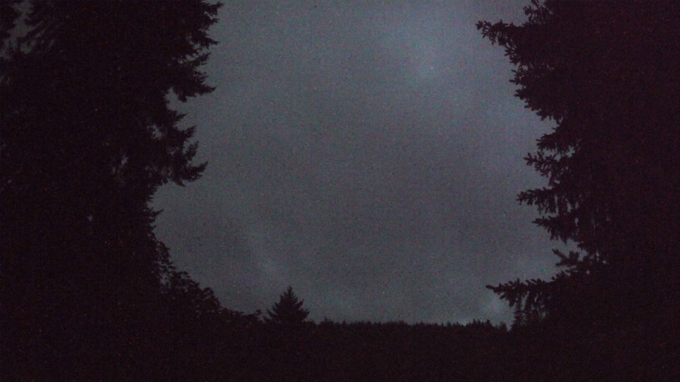 Pacific Northwest skyline timelapse frame from Aug 9th, 2026 at 5:24 AM