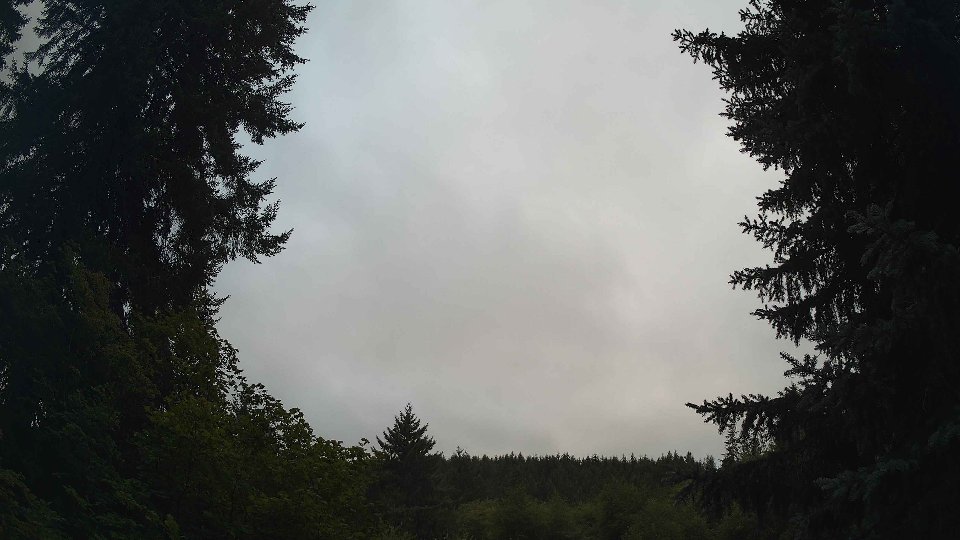 Pacific Northwest skyline timelapse frame from Aug 10th, 2026 at 6:45 AM