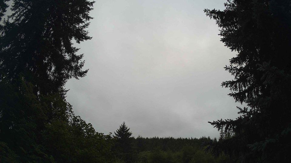Pacific Northwest skyline timelapse frame from Aug 10th, 2026 at 7:15 AM