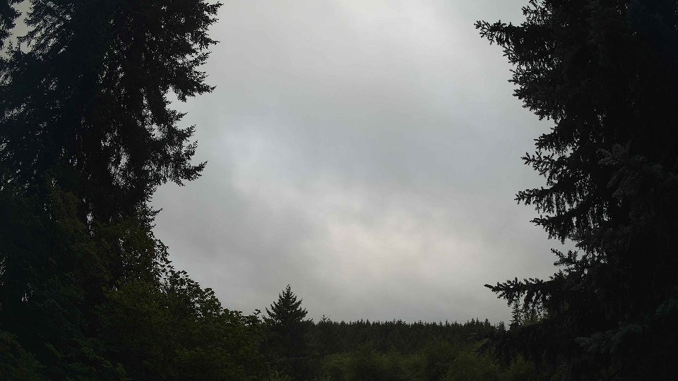 Pacific Northwest skyline timelapse frame from Aug 10th, 2026 at 7:30 AM