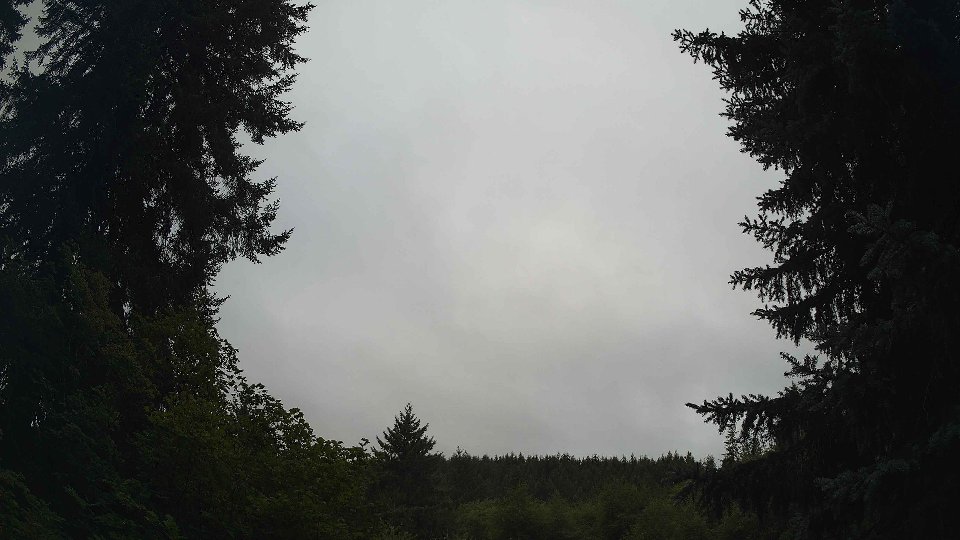 Pacific Northwest skyline timelapse frame from Aug 10th, 2026 at 7:45 AM