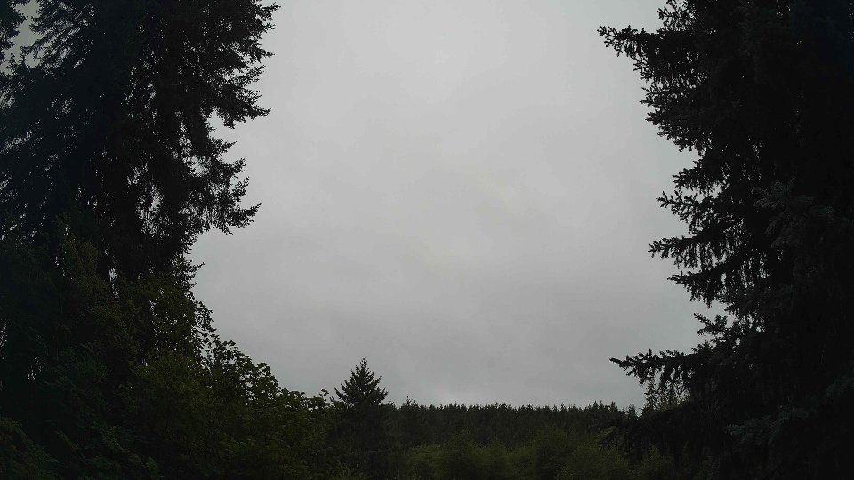 Pacific Northwest skyline timelapse frame from Aug 10th, 2026 at 8:00 AM