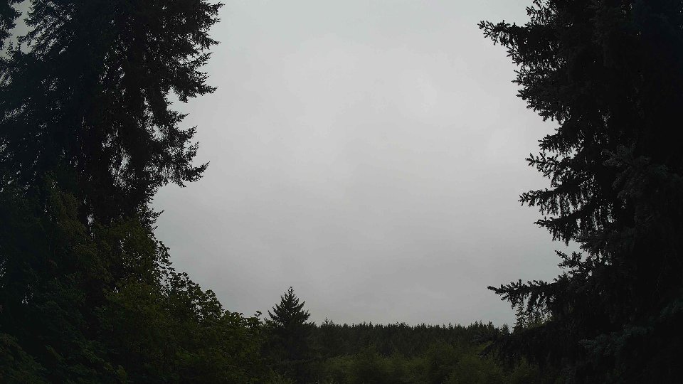 Pacific Northwest skyline timelapse frame from Aug 10th, 2026 at 9:30 AM