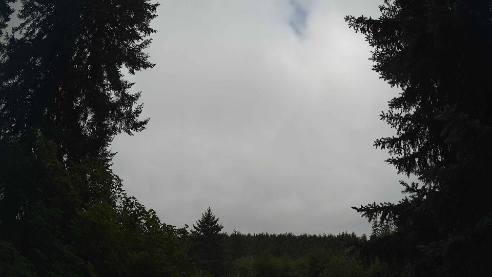 Pacific Northwest skyline timelapse frame from Aug 10th, 2026 at 10:15 AM