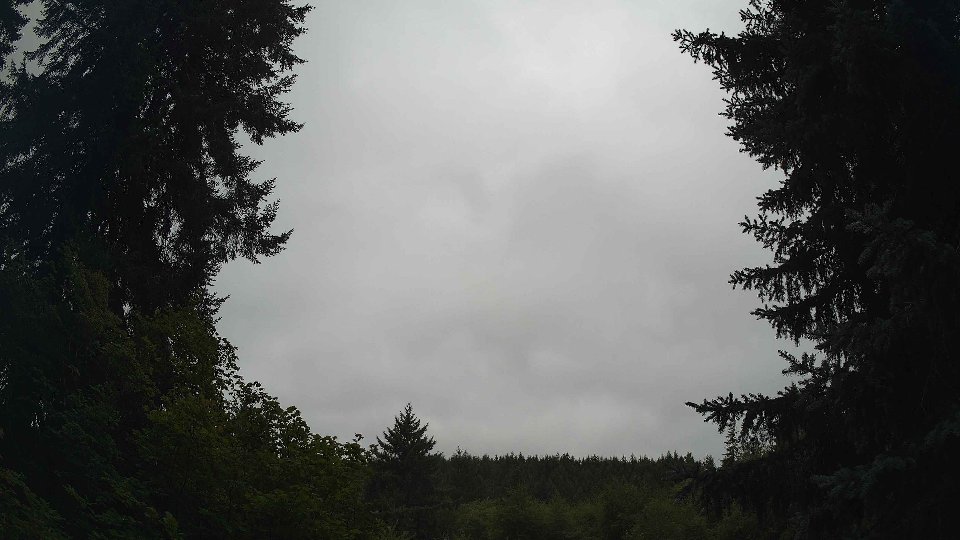 Pacific Northwest skyline timelapse frame from Aug 10th, 2026 at 10:45 AM