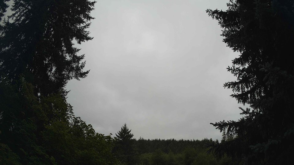 Pacific Northwest skyline timelapse frame from Aug 10th, 2026 at 11:45 AM