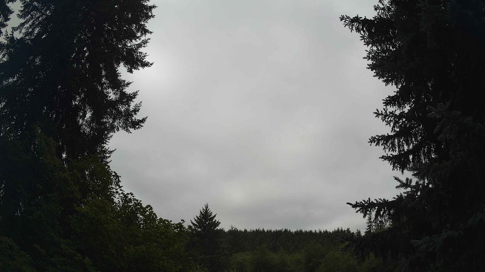 Pacific Northwest skyline timelapse frame from Aug 10th, 2026 at 12:15 PM