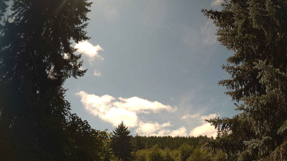 Pacific Northwest skyline timelapse frame from Aug 10th, 2026 at 1:45 PM