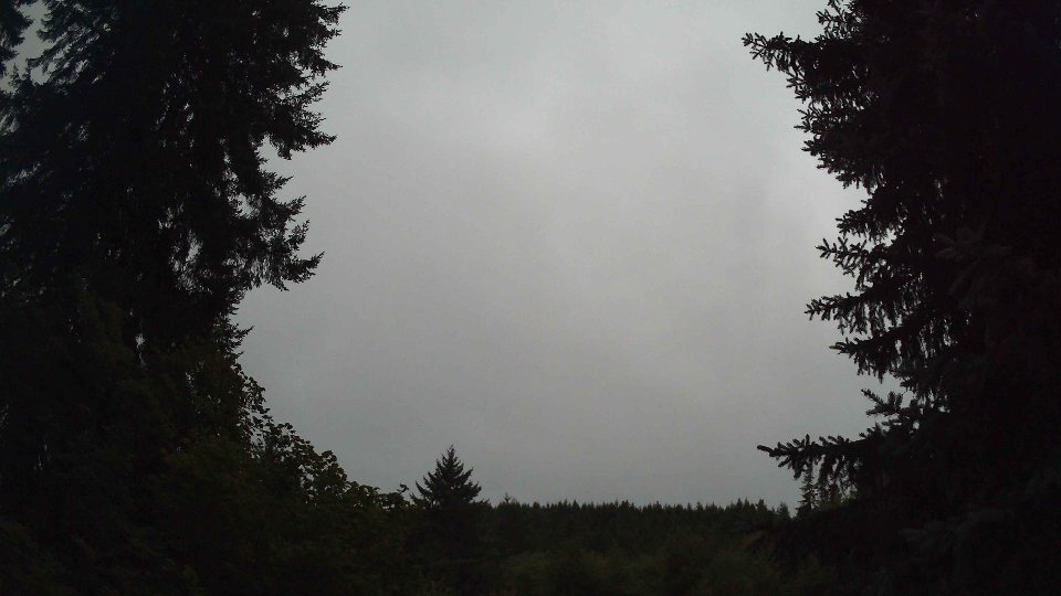 Pacific Northwest skyline timelapse frame from Aug 11th, 2026 at 5:45 AM