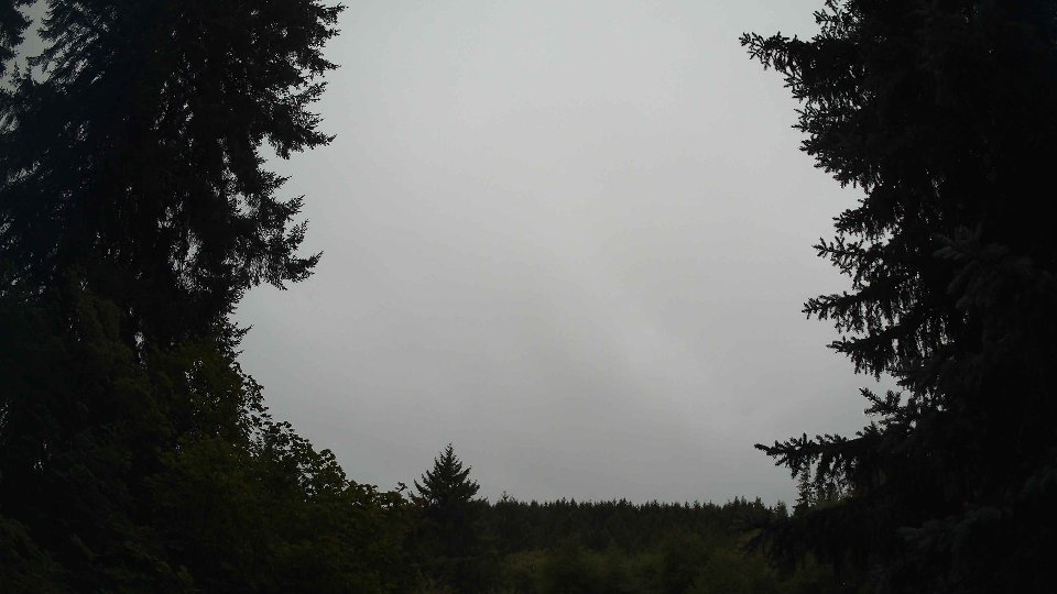 Pacific Northwest skyline timelapse frame from Aug 11th, 2026 at 6:00 AM