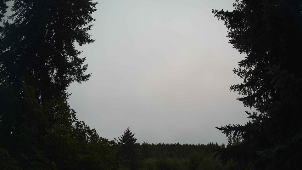 Pacific Northwest skyline timelapse frame from Aug 11th, 2026 at 6:15 AM
