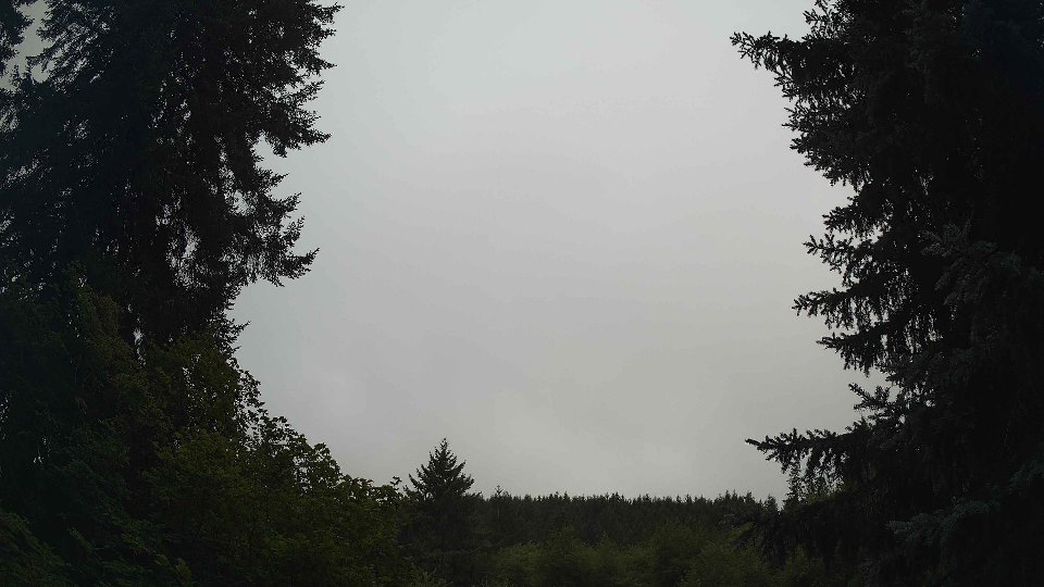 Pacific Northwest skyline timelapse frame from Aug 11th, 2026 at 7:30 AM