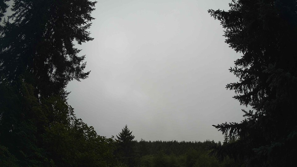 Pacific Northwest skyline timelapse frame from Aug 11th, 2026 at 7:45 AM