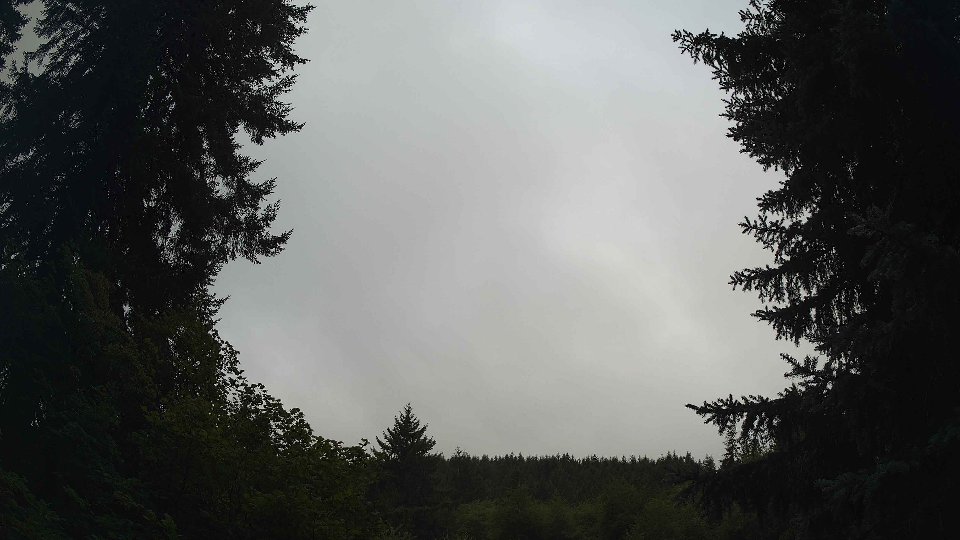 Pacific Northwest skyline timelapse frame from Aug 11th, 2026 at 8:15 AM