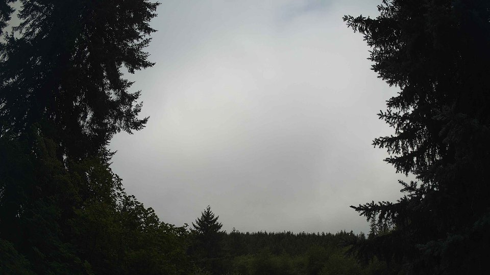 Pacific Northwest skyline timelapse frame from Aug 11th, 2026 at 9:30 AM