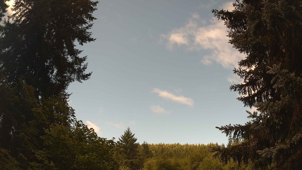 Pacific Northwest skyline timelapse frame from Aug 11th, 2026 at 10:45 AM