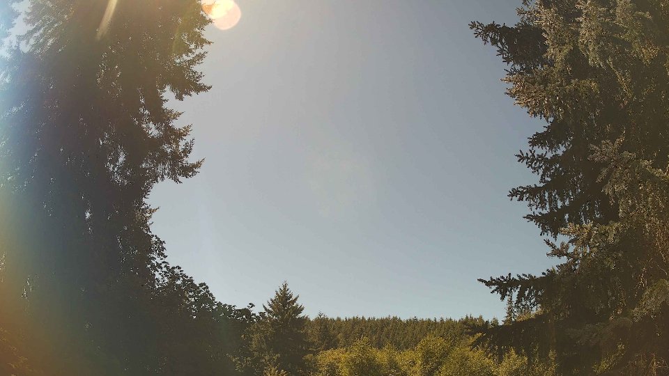 Pacific Northwest skyline timelapse frame from Aug 11th, 2026 at 1:00 PM