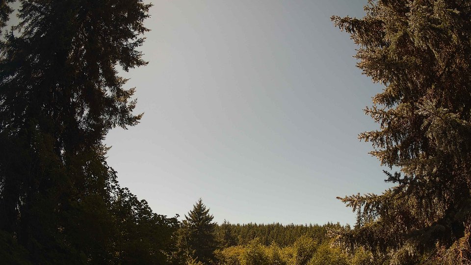 Pacific Northwest skyline timelapse frame from Aug 11th, 2026 at 1:30 PM