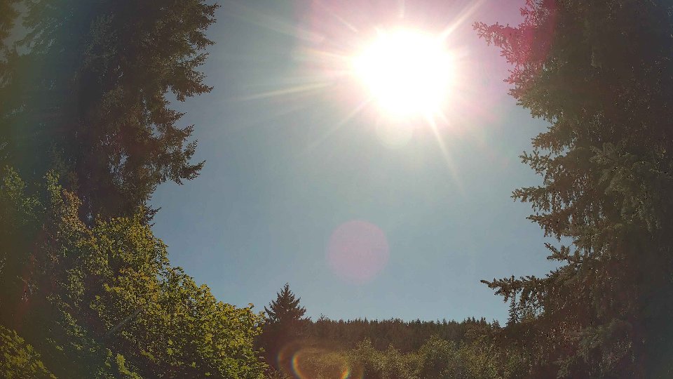 Pacific Northwest skyline timelapse frame from Aug 11th, 2026 at 4:00 PM