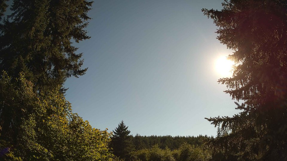 Pacific Northwest skyline timelapse frame from Aug 11th, 2026 at 5:15 PM