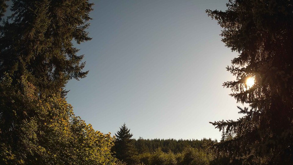 Pacific Northwest skyline timelapse frame from Aug 11th, 2026 at 5:45 PM