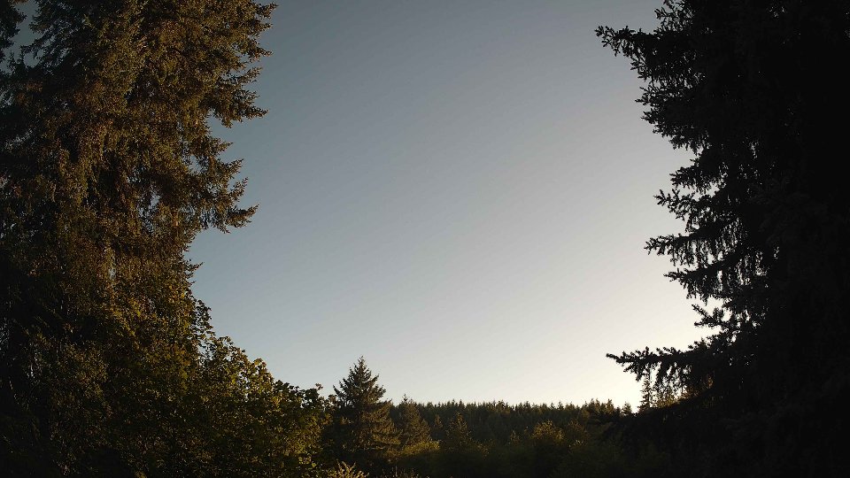 Pacific Northwest skyline timelapse frame from Aug 11th, 2026 at 7:00 PM