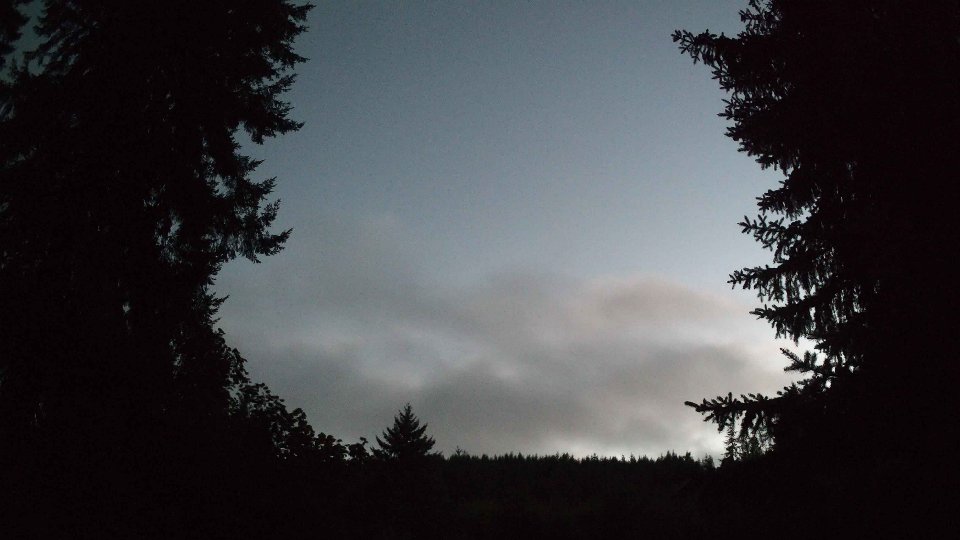 Pacific Northwest skyline timelapse frame from Aug 11th, 2026 at 9:00 PM