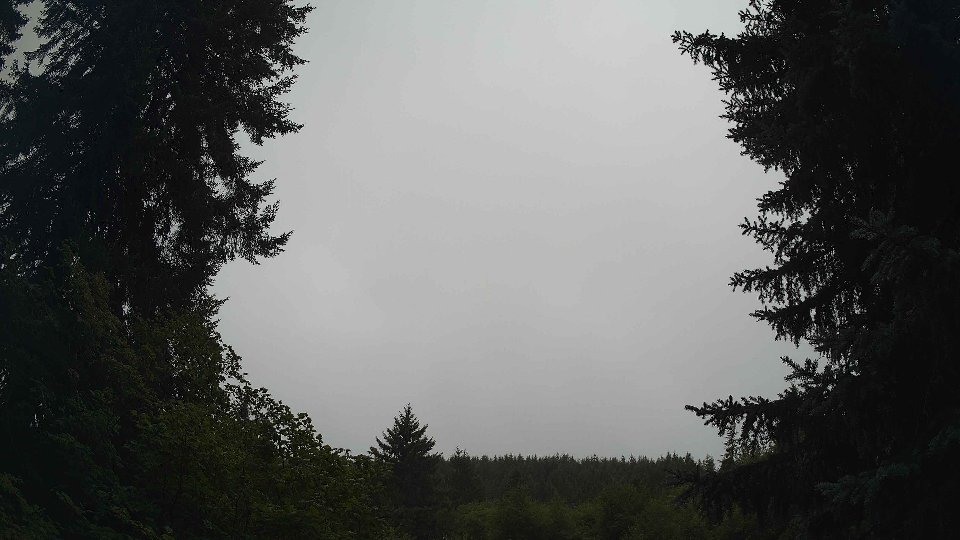 Pacific Northwest skyline timelapse frame from Aug 12th, 2026 at 7:45 AM