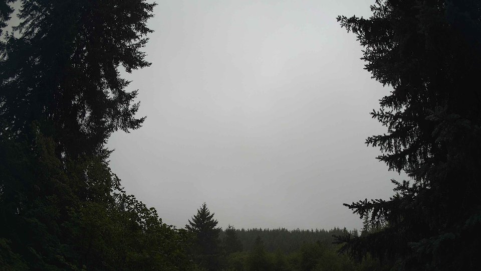 Pacific Northwest skyline timelapse frame from Aug 12th, 2026 at 8:15 AM