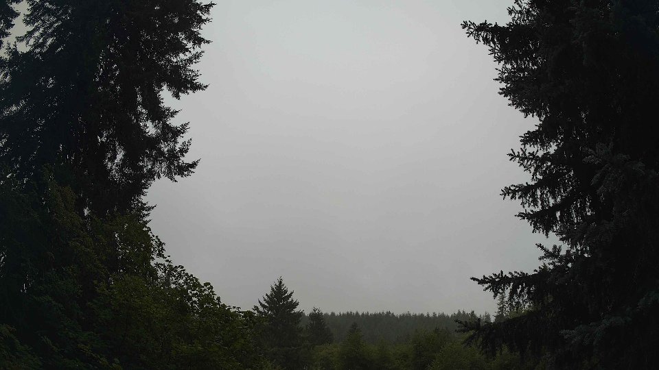 Pacific Northwest skyline timelapse frame from Aug 12th, 2026 at 9:45 AM