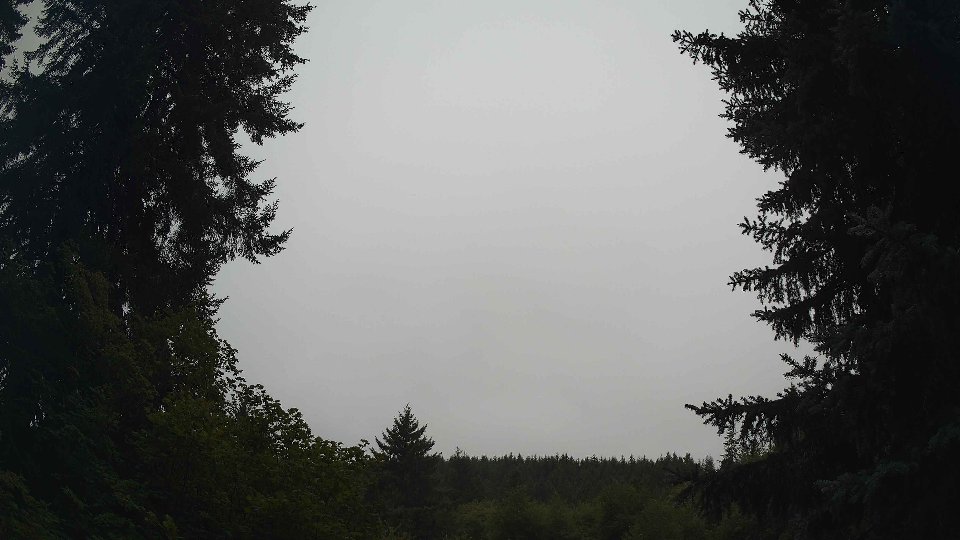 Pacific Northwest skyline timelapse frame from Aug 13th, 2026 at 6:00 AM
