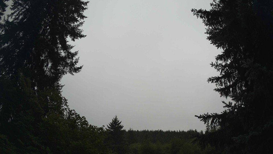 Pacific Northwest skyline timelapse frame from Aug 13th, 2026 at 8:30 AM