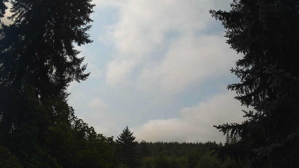 Pacific Northwest skyline timelapse frame from Aug 13th, 2026 at 11:30 AM