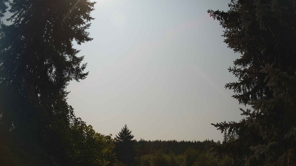 Pacific Northwest skyline timelapse frame from Aug 13th, 2026 at 1:00 PM