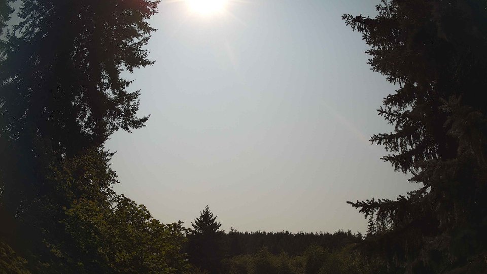 Pacific Northwest skyline timelapse frame from Aug 13th, 2026 at 1:45 PM