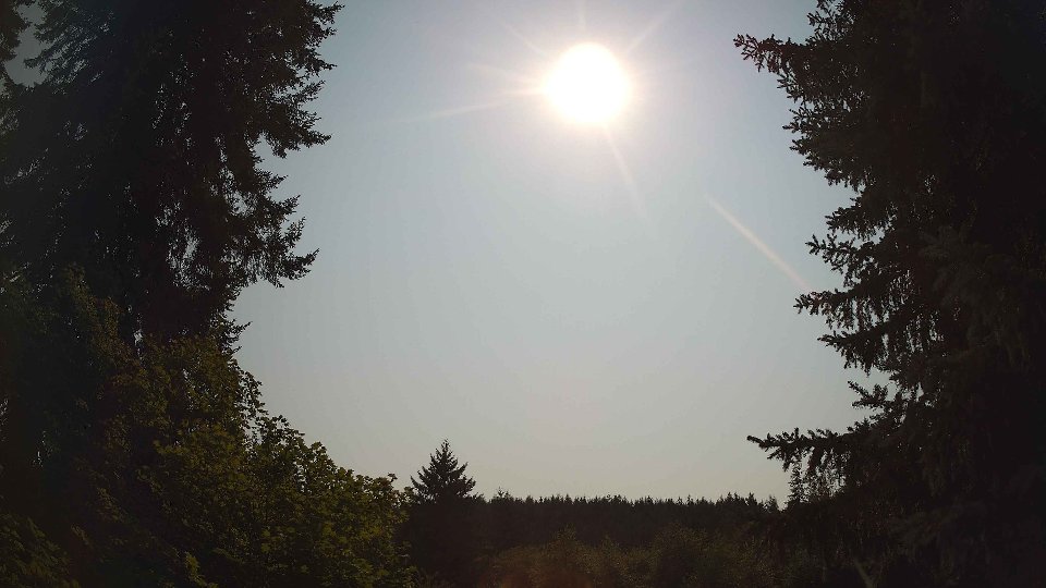Pacific Northwest skyline timelapse frame from Aug 13th, 2026 at 2:45 PM