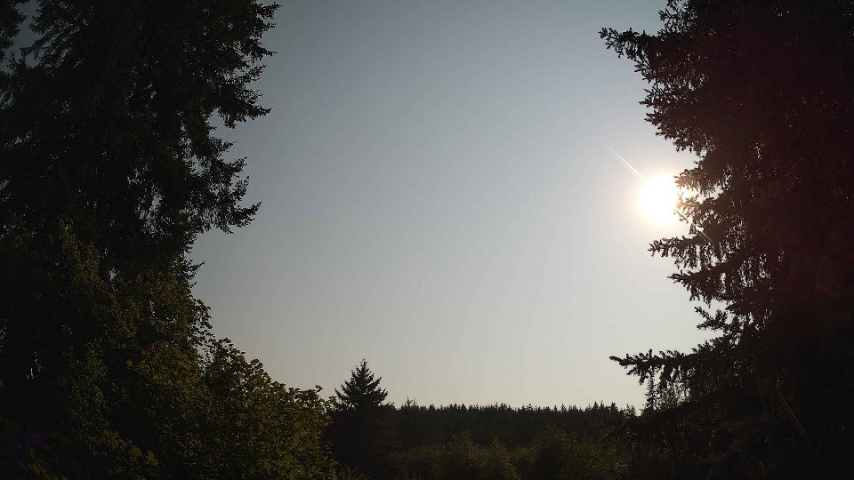 Pacific Northwest skyline timelapse frame from Aug 13th, 2026 at 4:15 PM