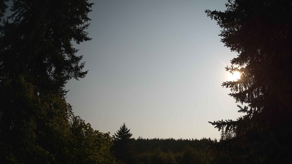 Pacific Northwest skyline timelapse frame from Aug 13th, 2026 at 4:30 PM